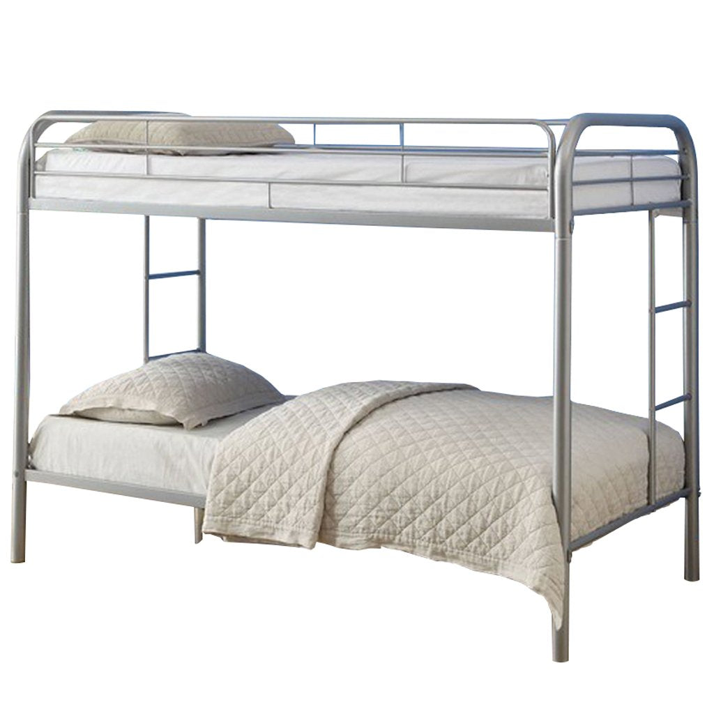 Bunk Bed Double / Double - Zenon - Metal - Gray