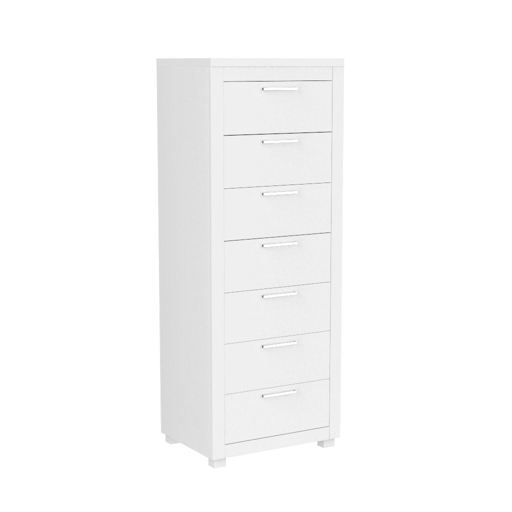 Standing Bureau - 7 drawer - Aria - White
