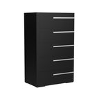 Gabriella 5 drawer chest storage for nursery bedroom, java