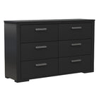karlstad 6-drawer double dresser organization for home decor, java