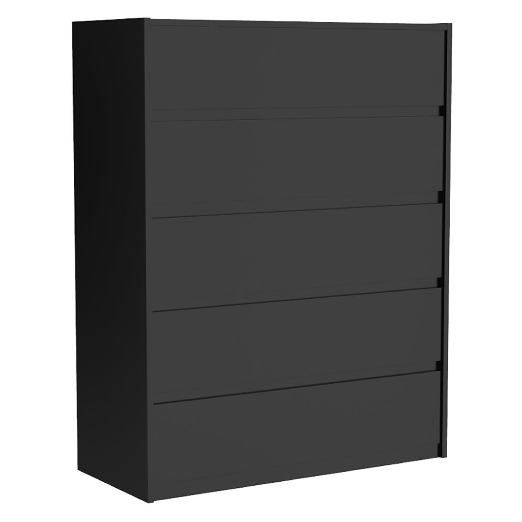 Farona 5 drawer chest storage for nursery bedroom, java