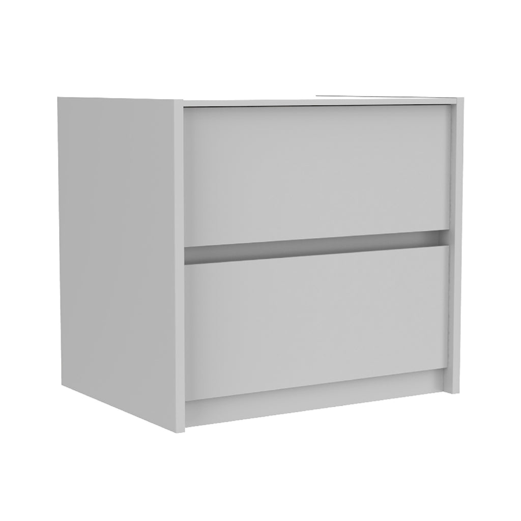 Farona night table for bedroom decoration, light grey