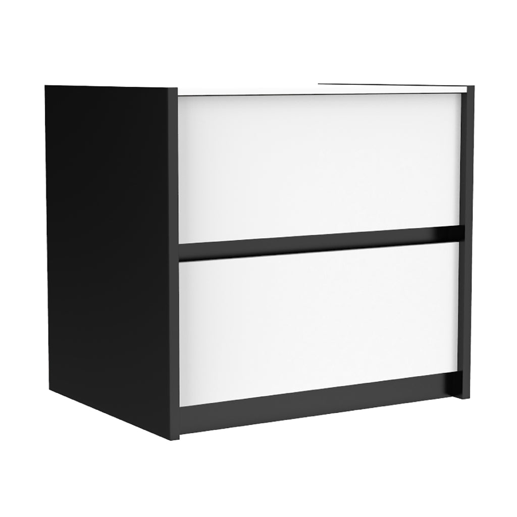 Farona night table for bedroom decoration, java & white