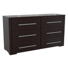 joanna 6-drawer small double dresser organization for home decoration, java