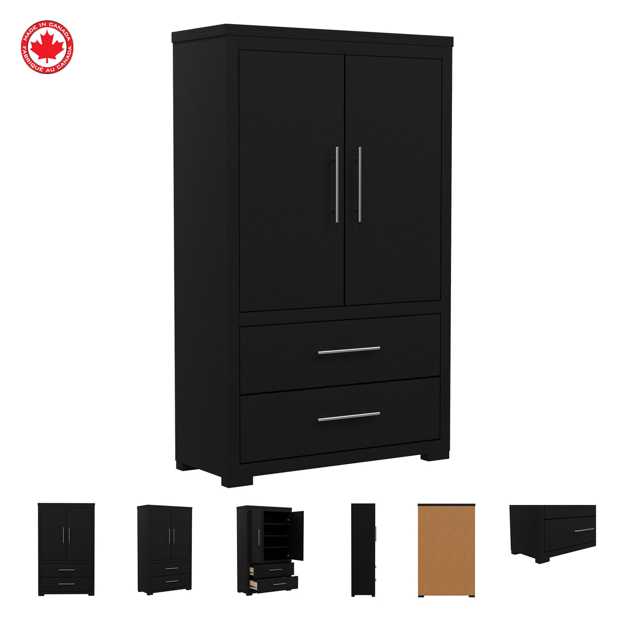 Barton armoire storage organizer, java ...