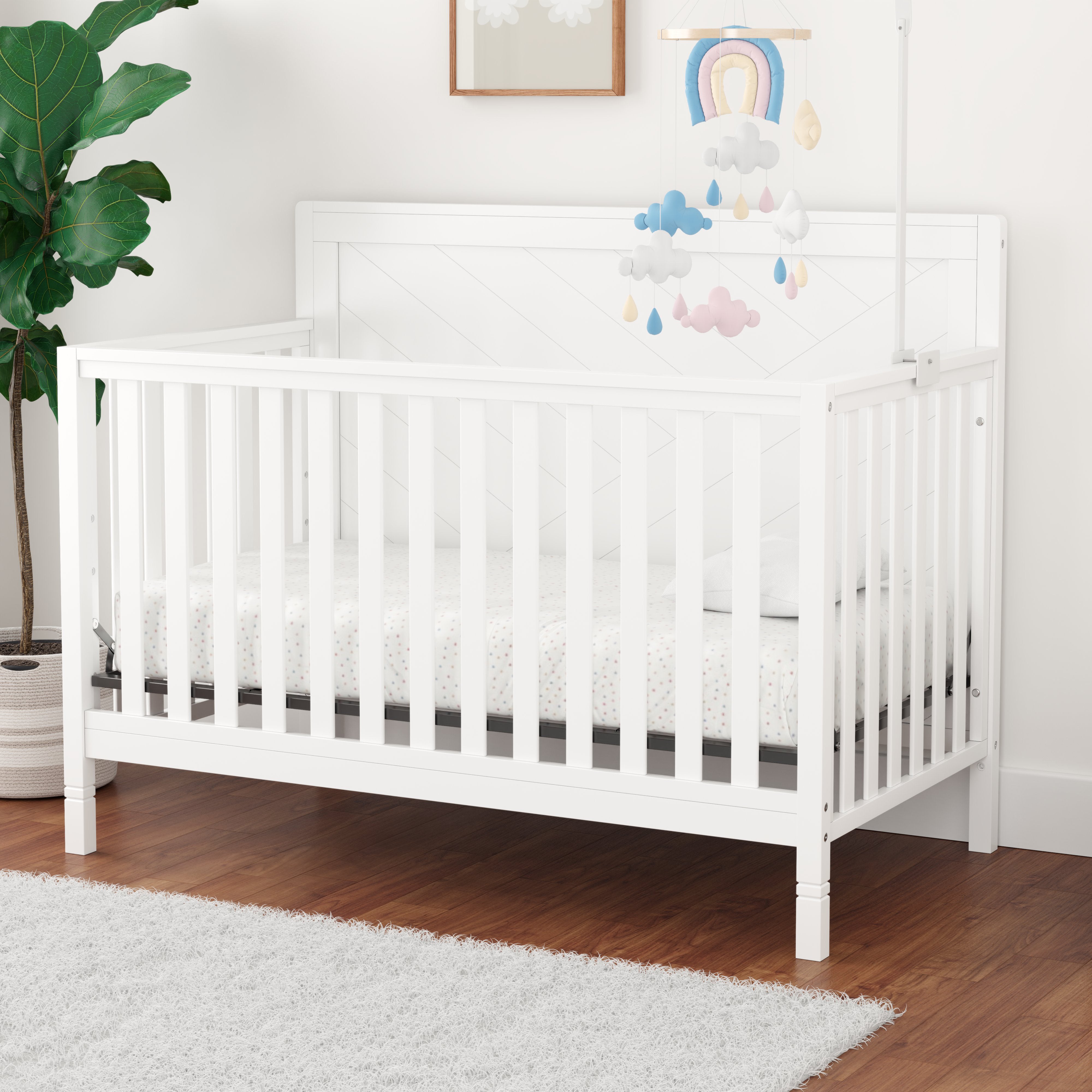 Moderna convertible crib, white - Main Image
