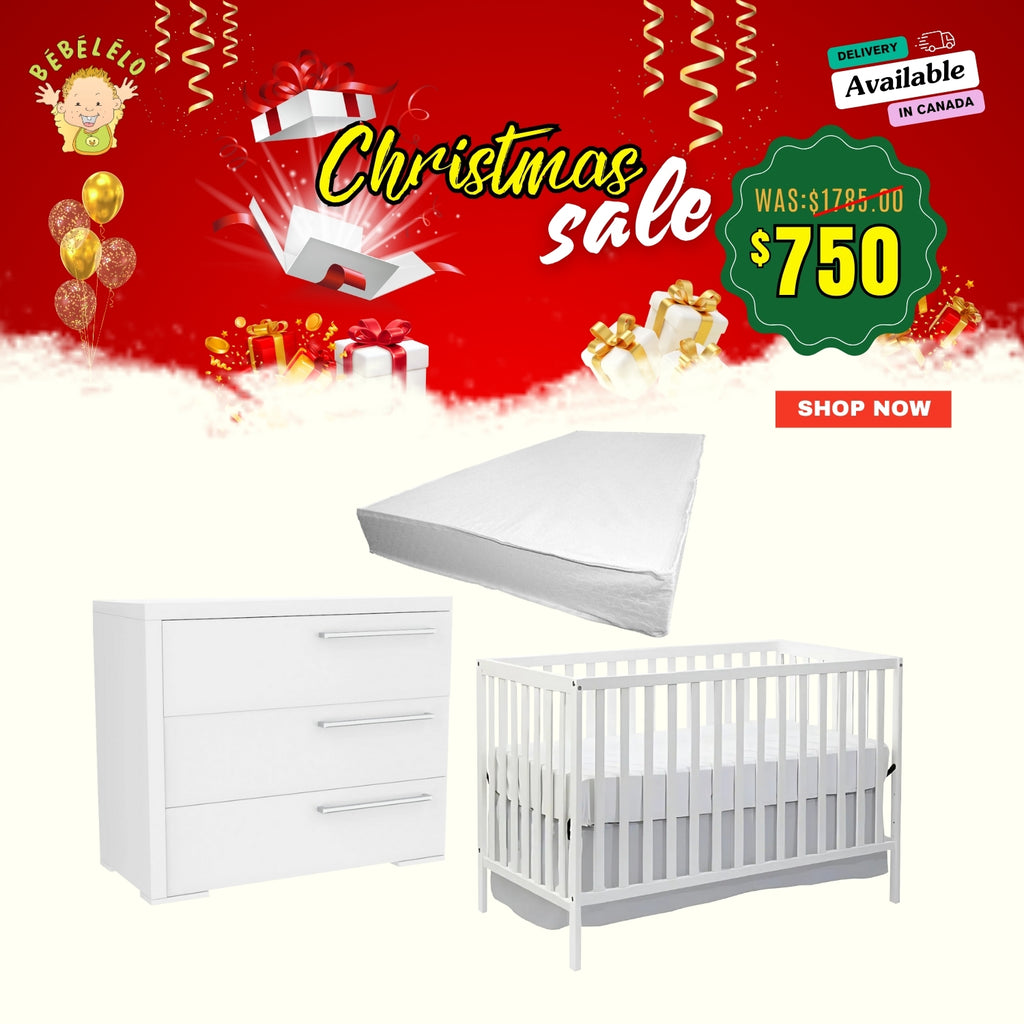 Christmas Sale, Starter Kit, Crib, Furniture, Mattress.

