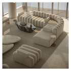 Harmony luxury modular sectional in boucle fabric