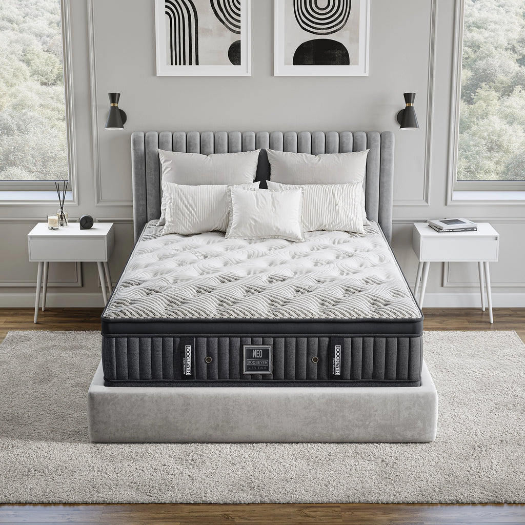 Neo queen mattress – cooling, motion isolation & ergonomic back support