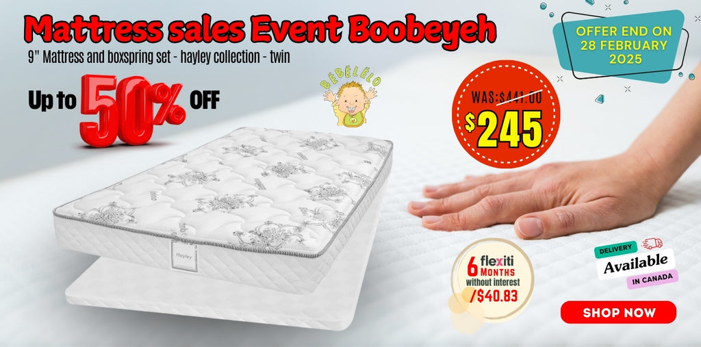 9 " Mattress and boxspring set - hayley collection - twin