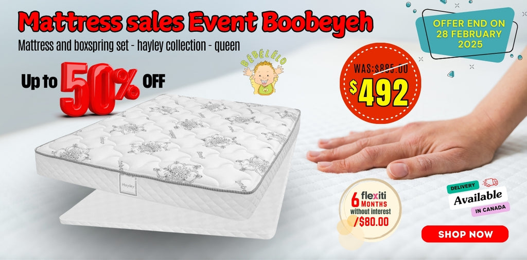 Mattress and boxspring set - hayley collection - queen