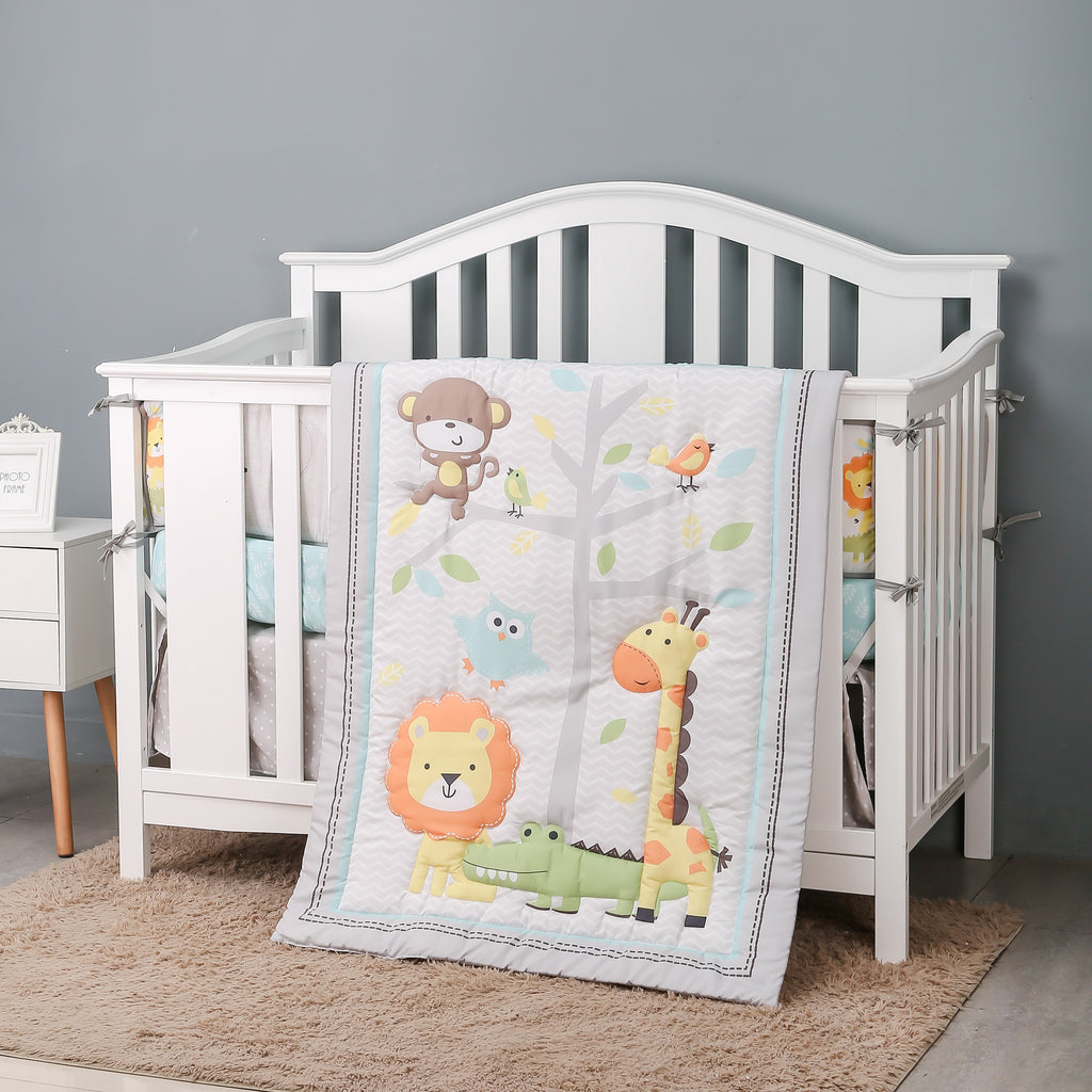 jungle animal bedding set 