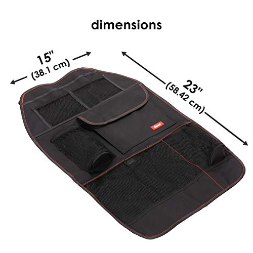 Diono Back Seat Organizer Stow 'n Go In the Car Accessories, Black