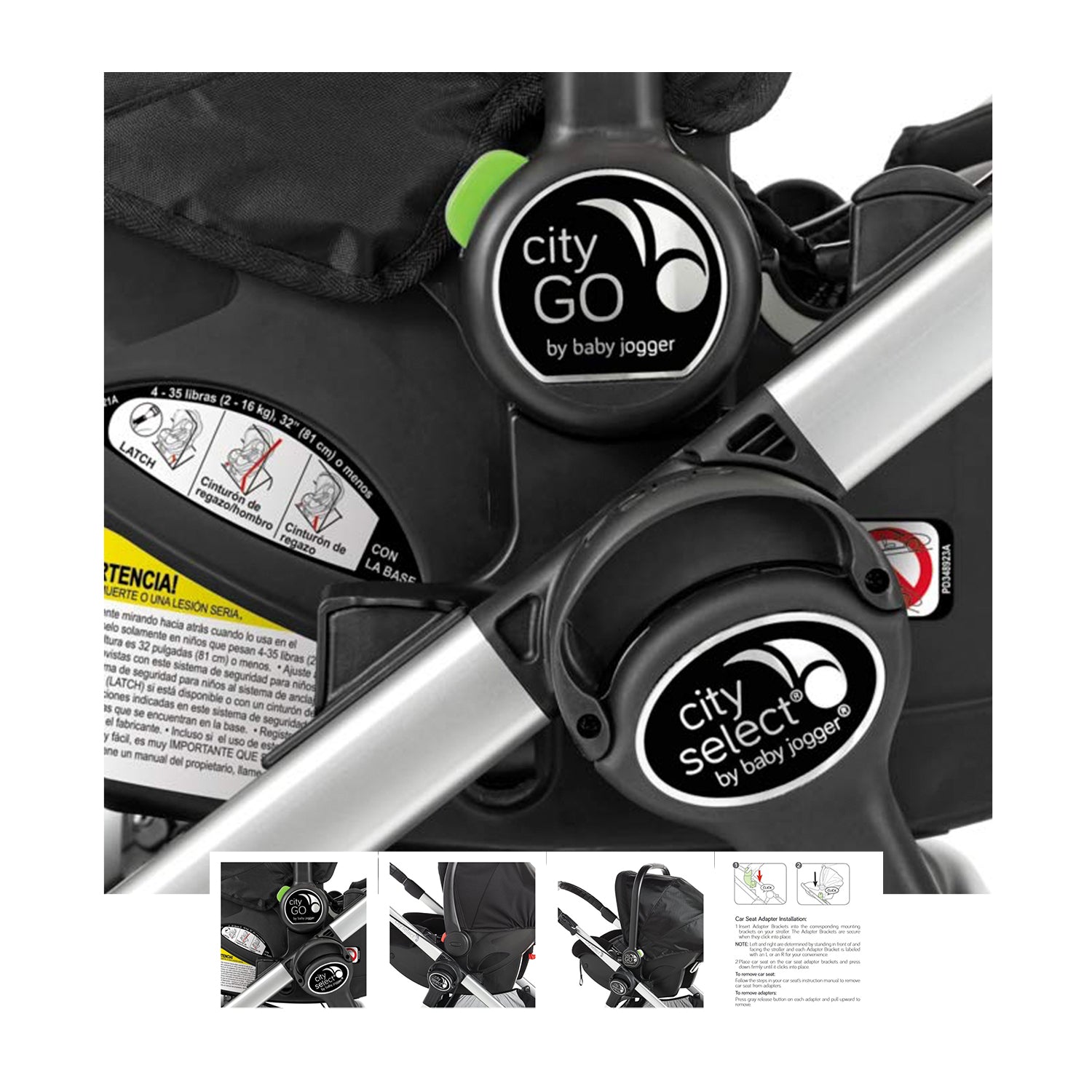 Jogger Car Graco Click Connect City Select Adaptor Baby Jogger Car