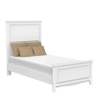Bella twin bed, white