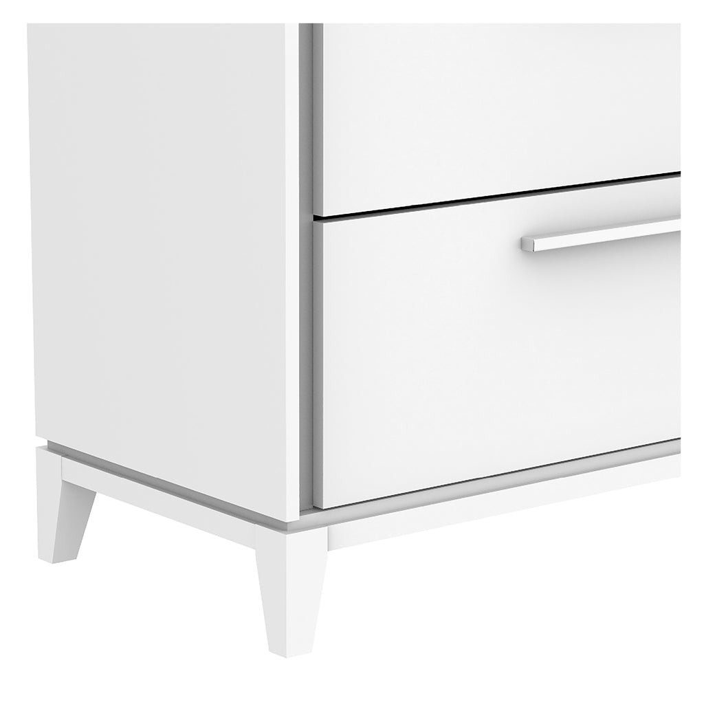 Bebelelo 3 Drawer Chest Office Storage Organization, White