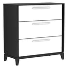 Moderna 3 drawer chest office storage organization, java & white