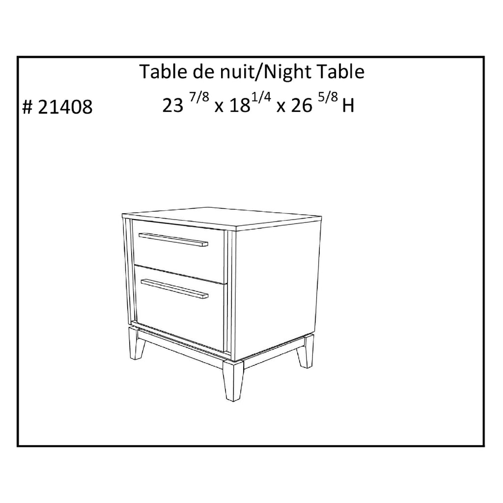 Bebelelo 2 Drawer Chest Office Storage Organization, Java