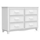 6-drawer small double dresser organization for home decoration, white