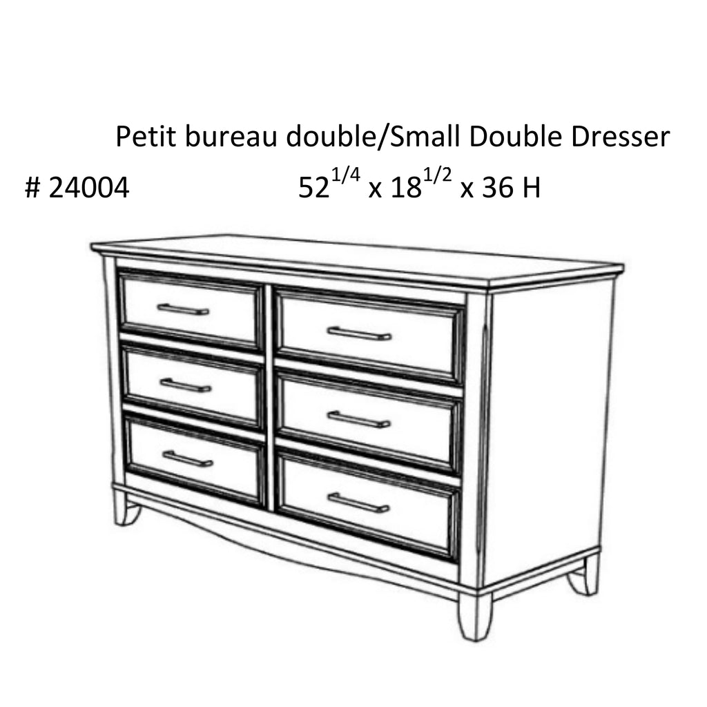 Bebelelo 6-Drawer Small Double Dresser Organization for Home Decoration, White