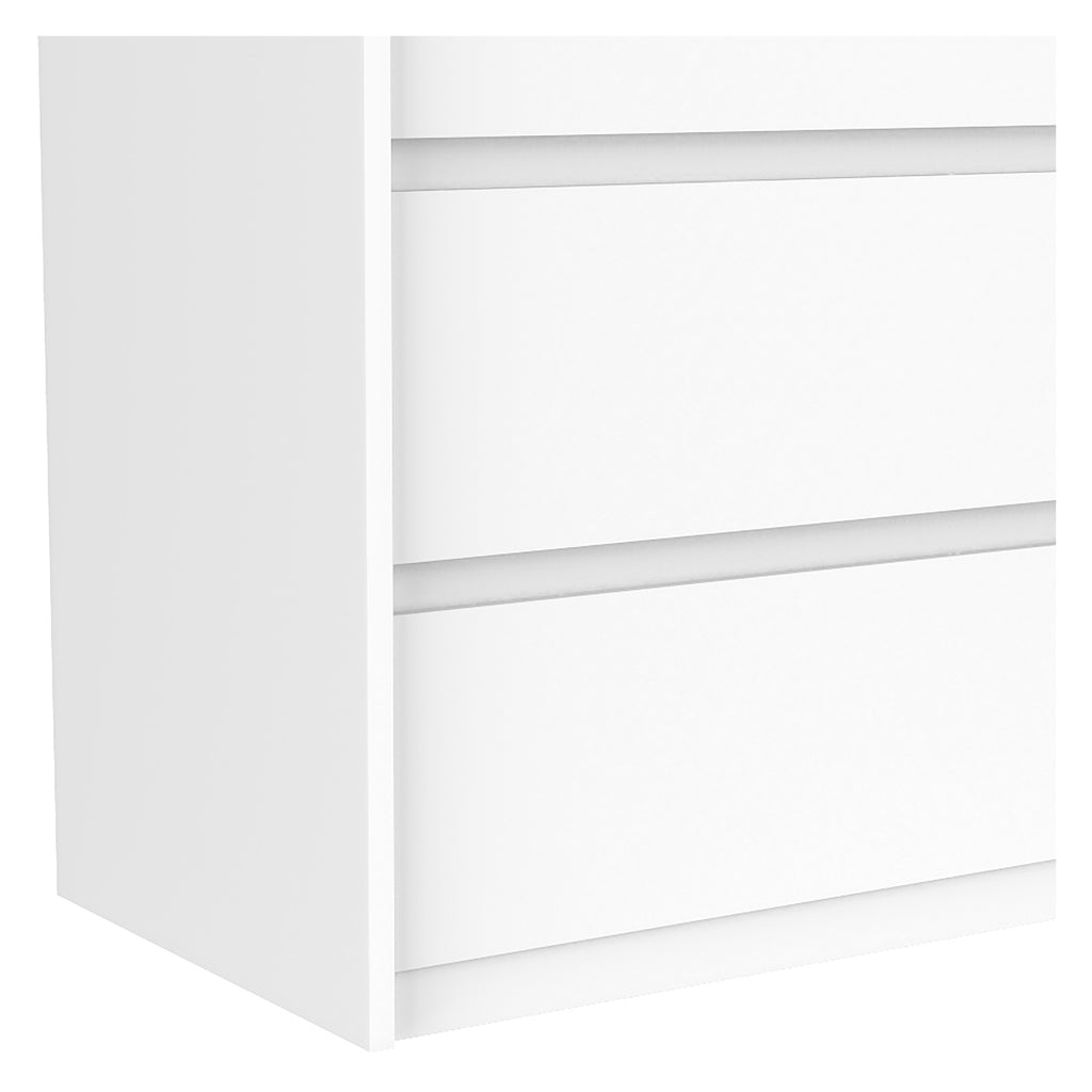 Farona 5 drawer chest storage for nursery bedroom, white