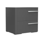 Gabriella right night table for bedroom decoration, dark grey