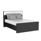 Alpha double bed, java and white