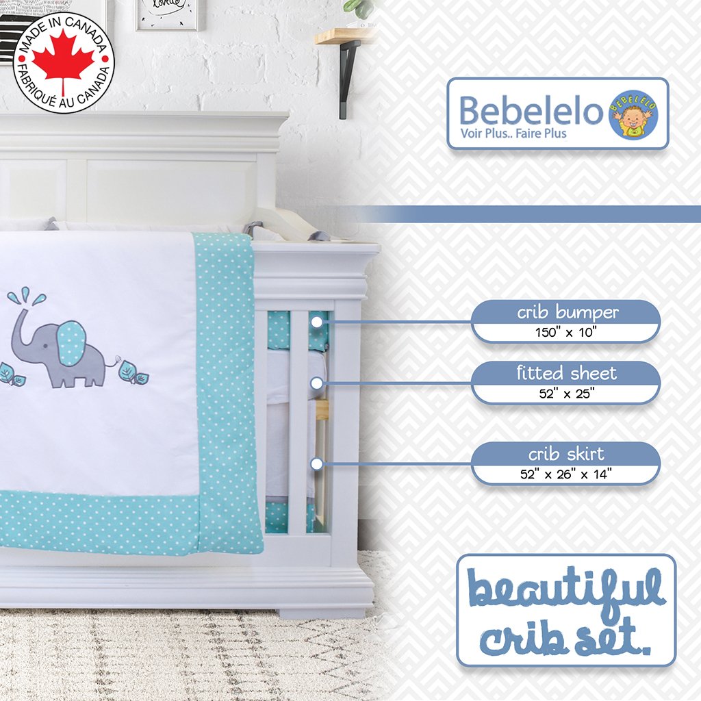 Bebelelo - Bed - 7 Pieces - Dumbo the elephant # 302