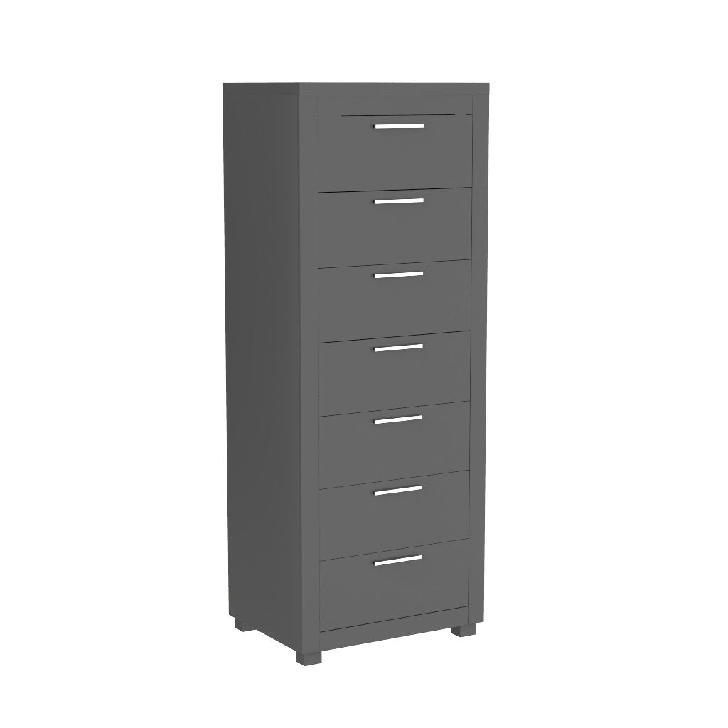 Standing Bureau - 7 drawer - Aria - Dark Gray