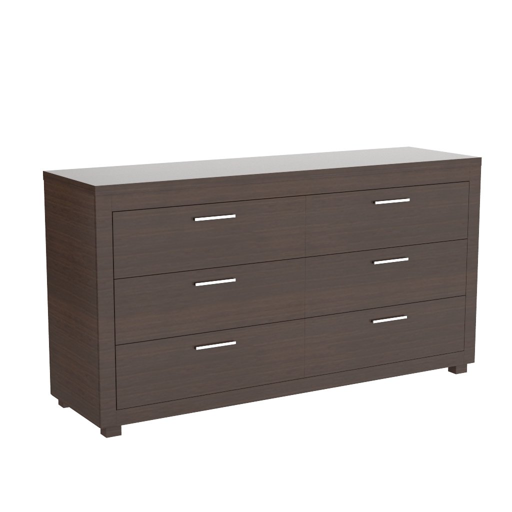 Office drawer Double 6 - Aria - Barn Wood