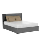 Gabriella queen bed, dark grey