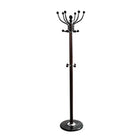 Bebelelo 14”L Freestanding Coat Rack for Home or Office Decoration, Espresso