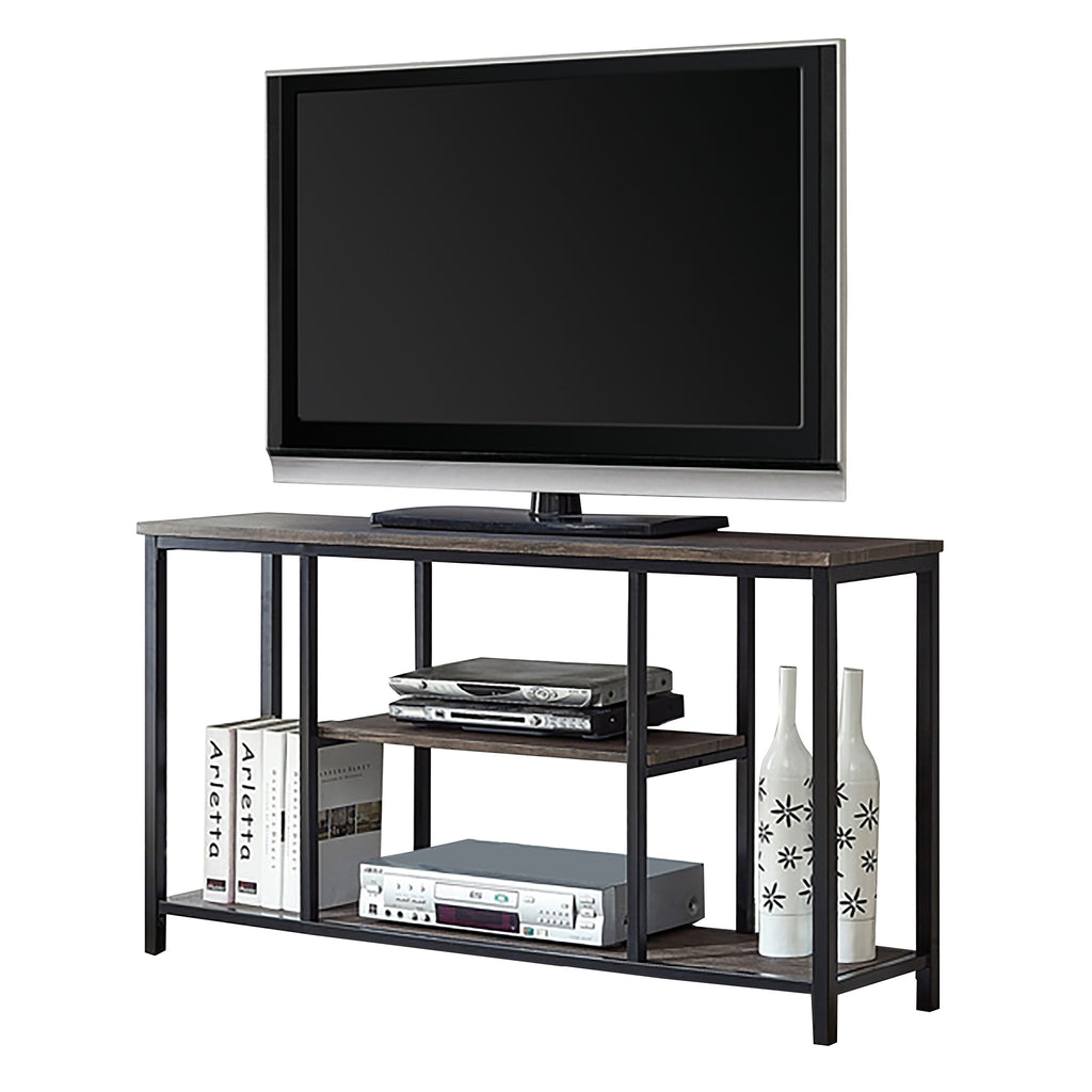 Bebelelo TV Stand with 2 Shelves and 2 Storage Cabinets for 55” TV
