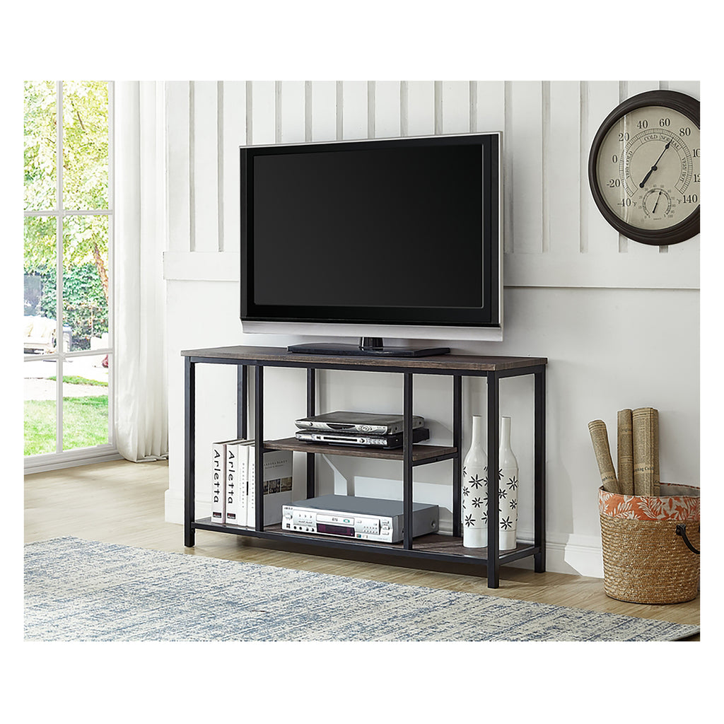 Bebelelo TV Stand with 2 Shelves and 2 Storage Cabinets for 55” TV