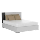 Gabriella queen bed, light grey