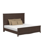 Bella double bed, walnut