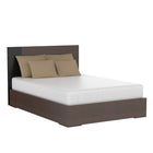 Gabriella double bed, walnut