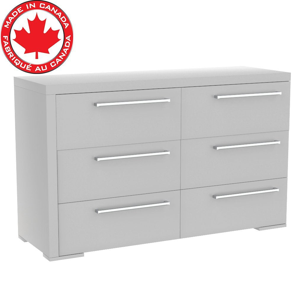double dresser drawer 6 - Alpine - Gray blade