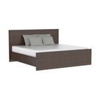 Alpha king bed, walnut