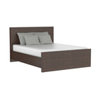 Alpha queen bed, walnut